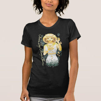 Diosa moderna del dinero del día - camisa oscura