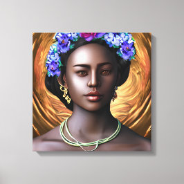 Diosa negra | Arte de IA entre mujeres afroamerica