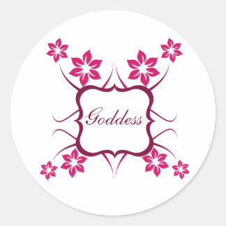 Diosa Pegatinas Florales, Magenta