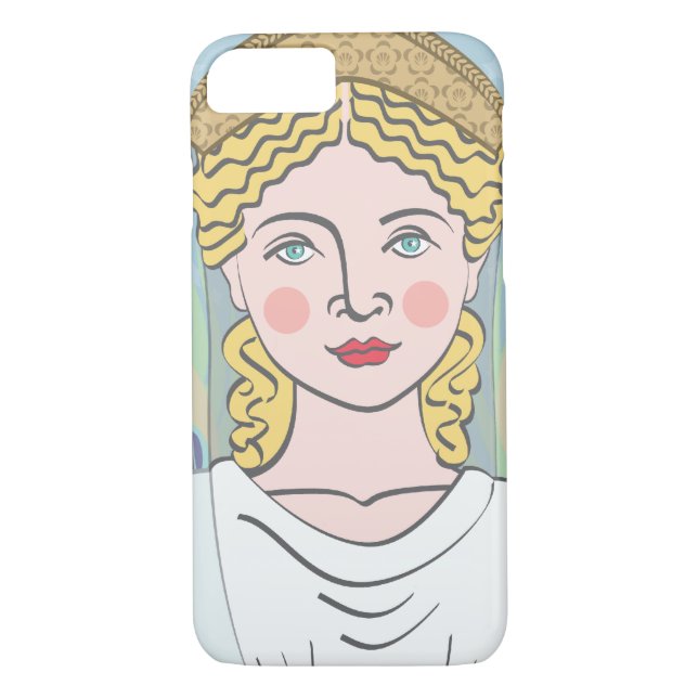 Diosa romana Juno Matryoshka Funda (Reverso)
