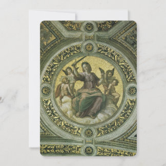 Diosa romana Justicia con ángeles de Raphael