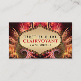 Diosa Temple Fractal Fantasy 02 tarjetas de negoci