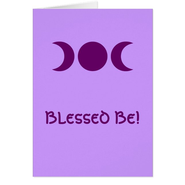 Diosa triple púrpura (Frente)