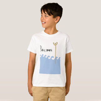 Dioses griegos. Poseidon. Embroma la camiseta