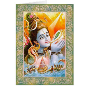 Dioses indios/Shiva del Señor Notecard