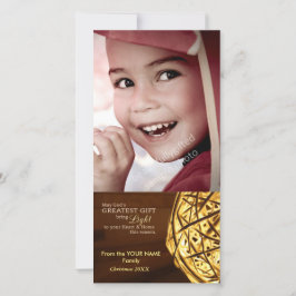 Dioses luz Navidades cristianos religiosos tarjeta