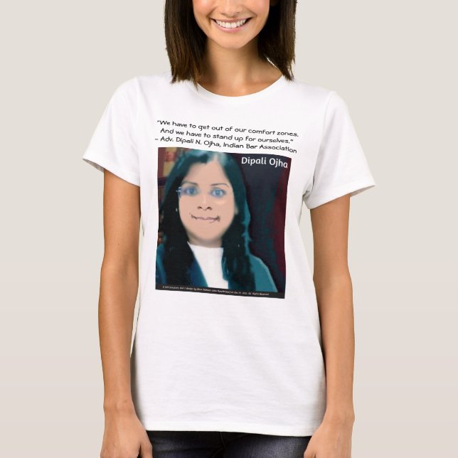 Dipali Ojha cita una camiseta de Rose Writes (Anverso)