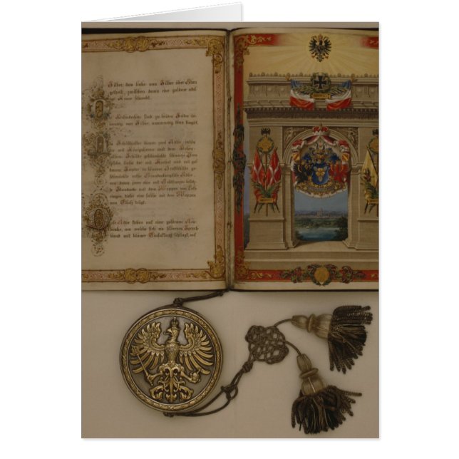 Diploma de príncipe que invierte a Otto von (Frente)