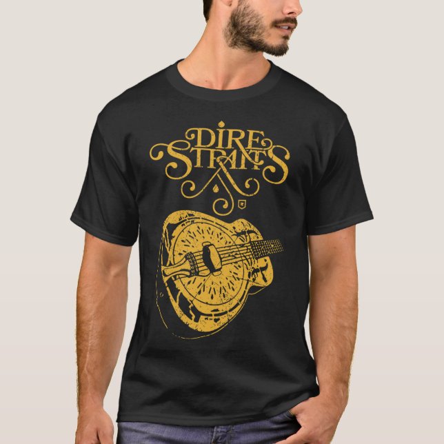 DIRE STRAITS Camiseta esencial (Anverso)