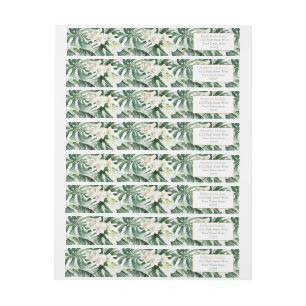 Dirección de devolución de hojas tropicales de la 