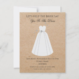 Dirección de devolución de invitación de Say Yes t