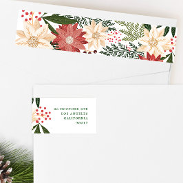 Dirección de devolución de la Flora de acuarela fe