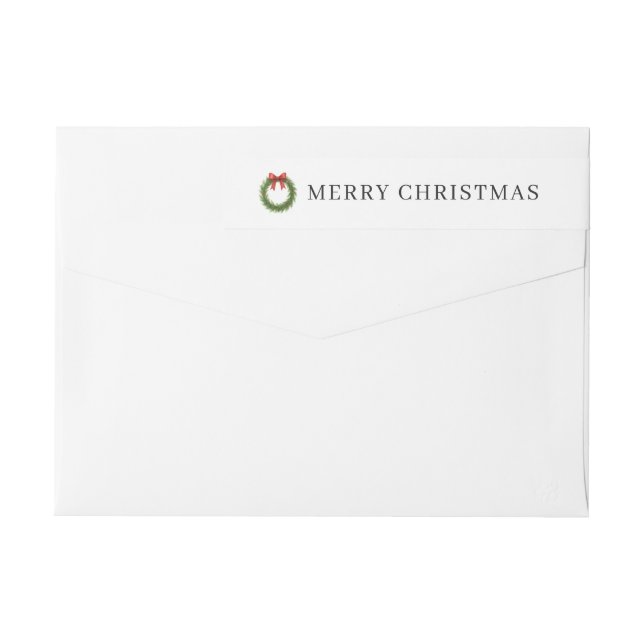 Dirección de devolución de Navidades modernos de c (Reverso)