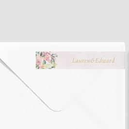 Dirección de devolución del Boda floral rosa Rubor