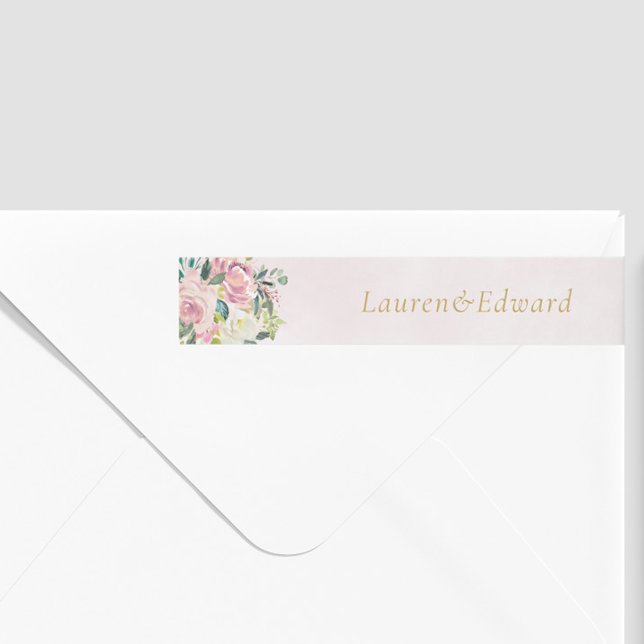 Dirección de devolución del Boda floral rosa Rubor (Subido por el creador)