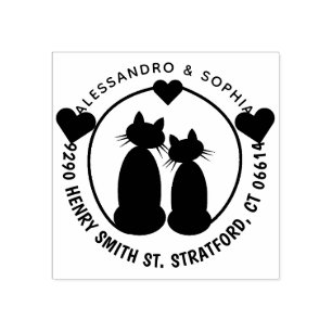 Dirección de devolución del sello de goma de los g