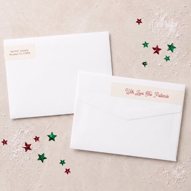Dirección de devolución personalizada de Navidad p (Subido por el creador)