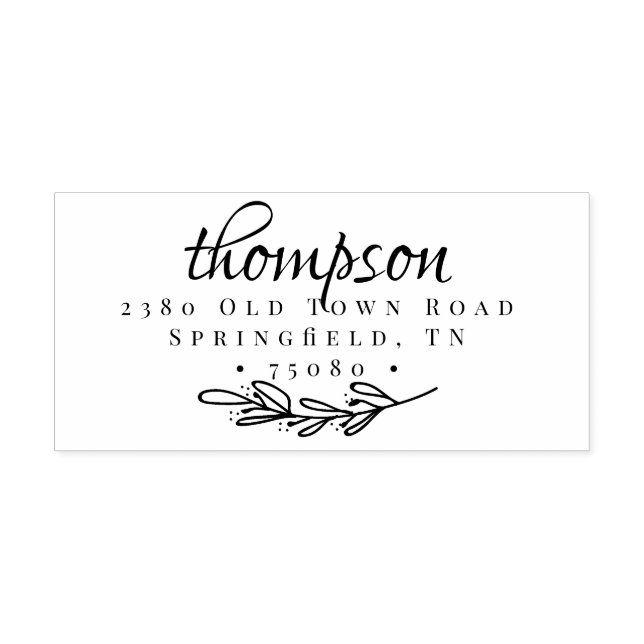 Dirección de devolución Sello de autorentrada de á (Diseño)