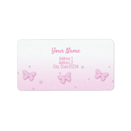 Dirección de etiqueta - Mariposa