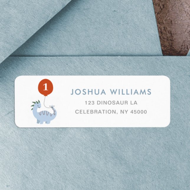 Dirección de la etiqueta de devolución de dinosaur (Subido por el creador)