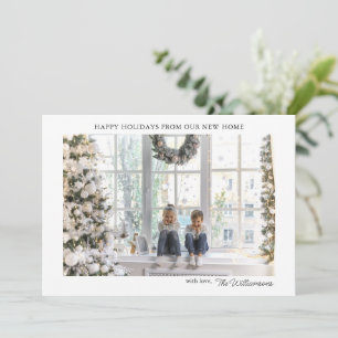 Dirección de nueva casa moderna Navidad Foto