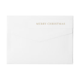 Dirección de Regreso de Nochebuena Moderno Gold Me