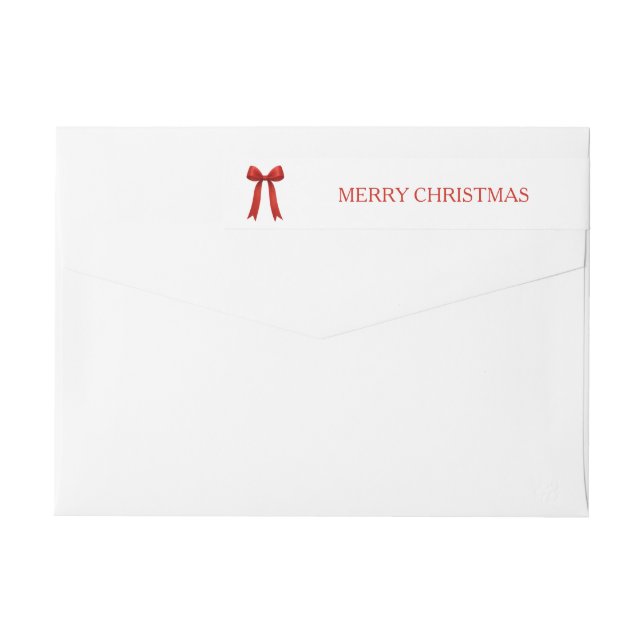 Dirección de retorno de navidad de cereza de vaca  (Reverso)