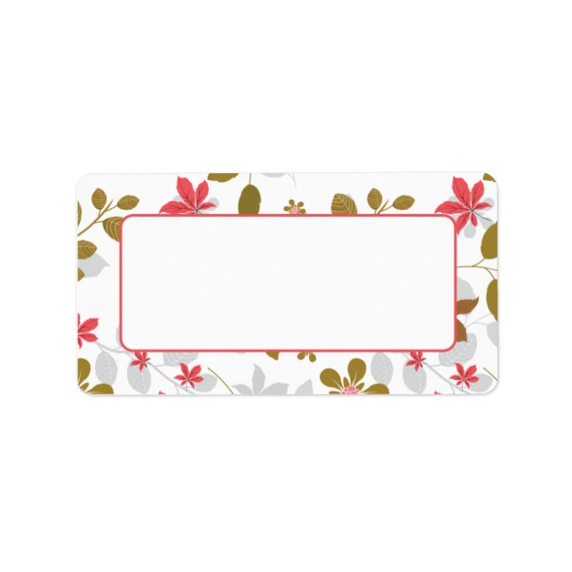 Direcciones a Pegatinas de hojas marrones rojos (Frente)