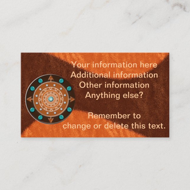 Direcciones Tarjetas de visita (Anverso)