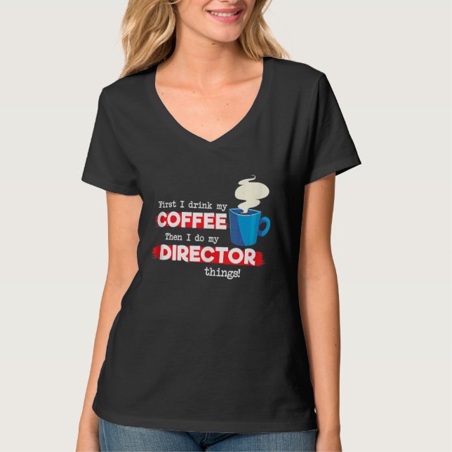 Director and Coffee   Appreciation Tank Top (Anverso)