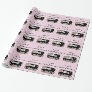 Director de funerales retirado regalo Papel de env