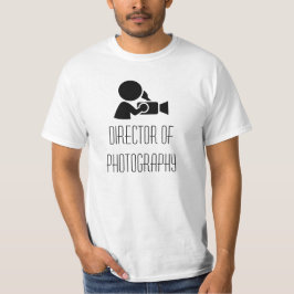 Director de la camisa de la fotografía
