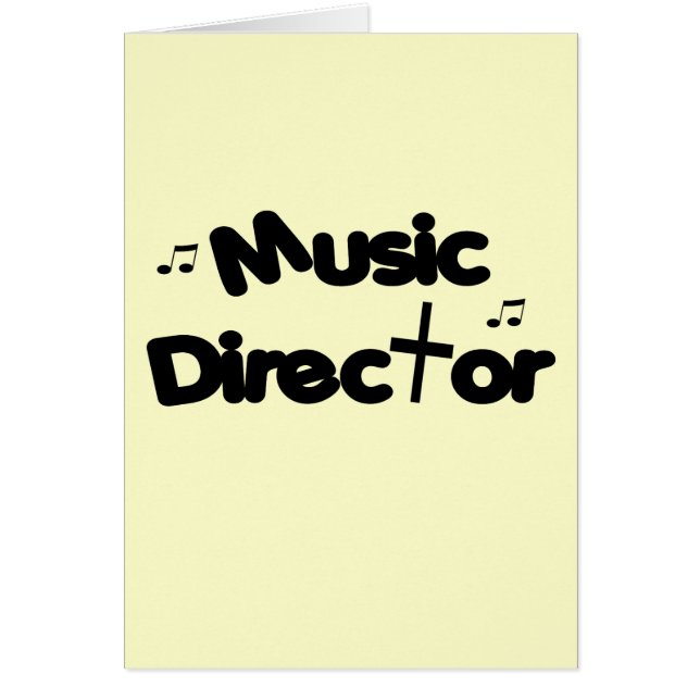 Director de música (Frente)