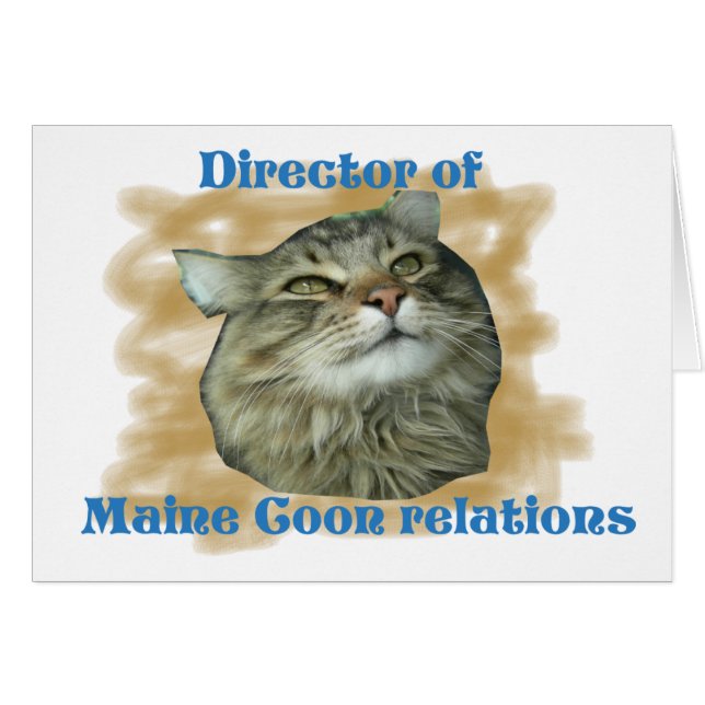 Director de Relaciones Maine Coon (Anverso (Horizontal))