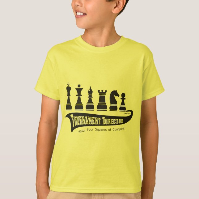 Director del torneo, camisa del ajedrez (Anverso)