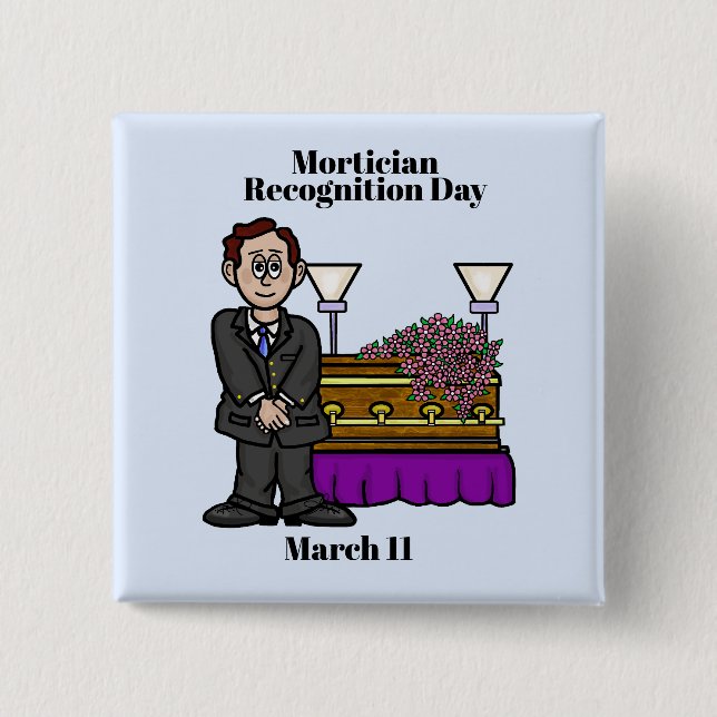 Director Funeral Con Botón Casket (Anverso)