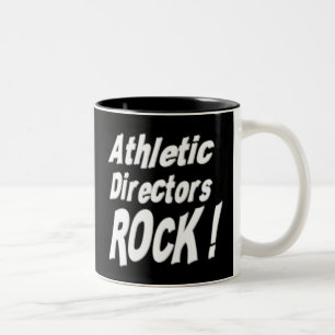 ¡Directores atléticos Rock! Taza