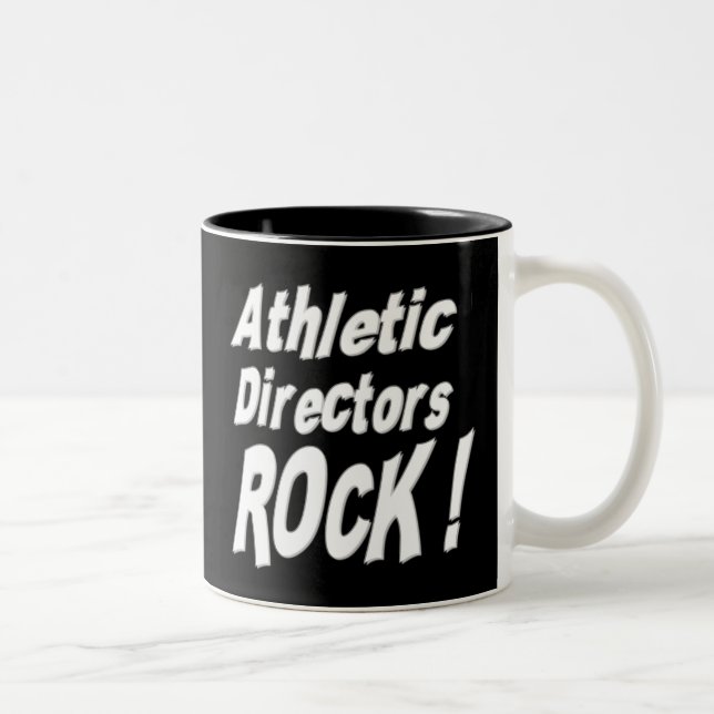 ¡Directores atléticos Rock! Taza (Derecha)