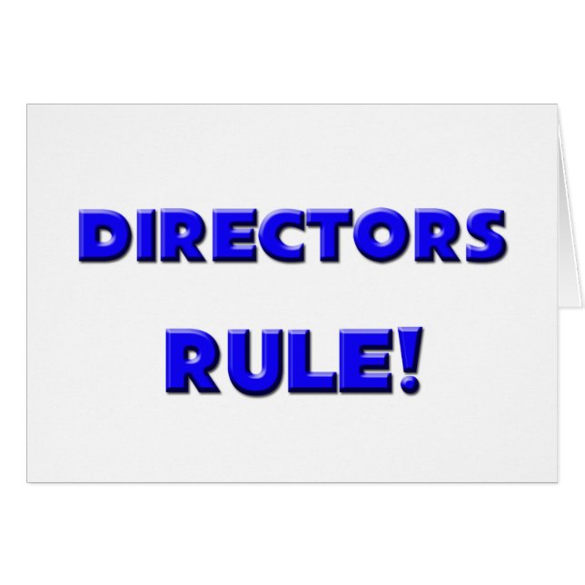 ¡Directores Rule! (Anverso (Horizontal))