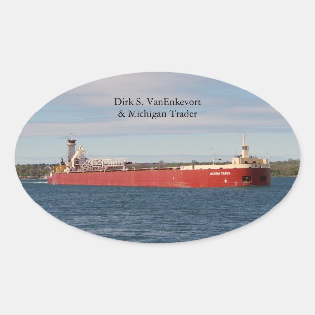 Dirk S. VanEnkevort y pegatina del comerciante de  (Anverso)