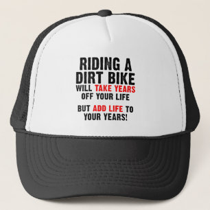 Dirt Bike Life Para Tus Años Gorra Sombrero Motocr