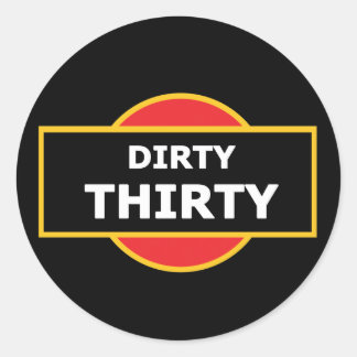 Dirty Treinta Pegatinas