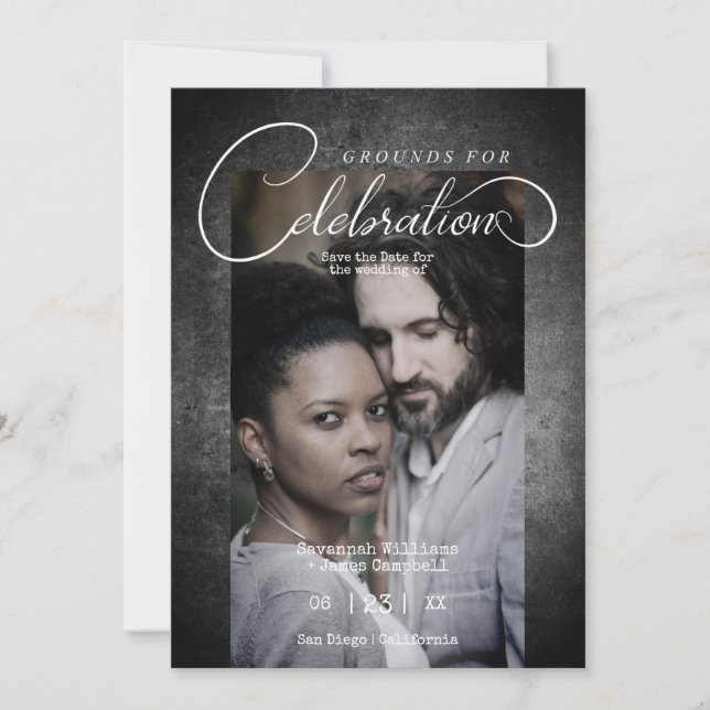 Dirty Whimsical Grounds for Celebration Wedding (Anverso)