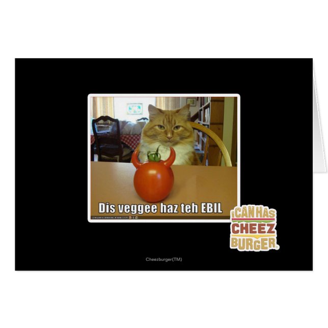 Dis veggee haz el EBIL (Anverso (Horizontal))