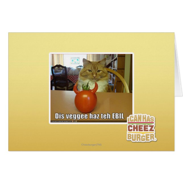 Dis veggee haz el EBIL (Anverso (Horizontal))