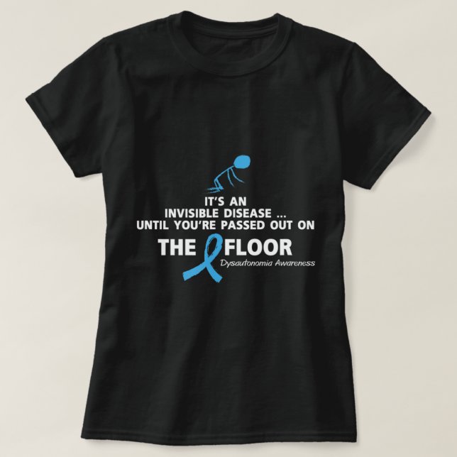 Disautonomia Camisa de concientización Es un dis i (Diseño del anverso)