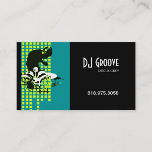 Disc jockey de DJ Mixmaster - tarjeta de la