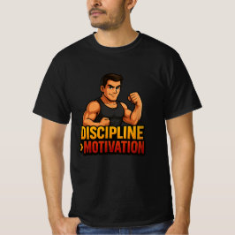 Disciplina por motivo de la camiseta del gimnasio