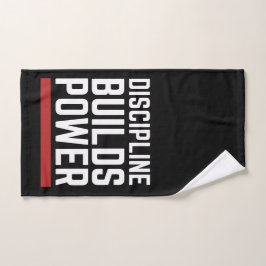 Discipline Builds Power Gym Workout Towel