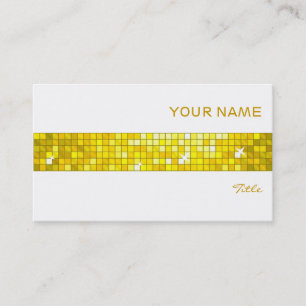 Disco Azulejos amarillo tarjeta de visita teja bla